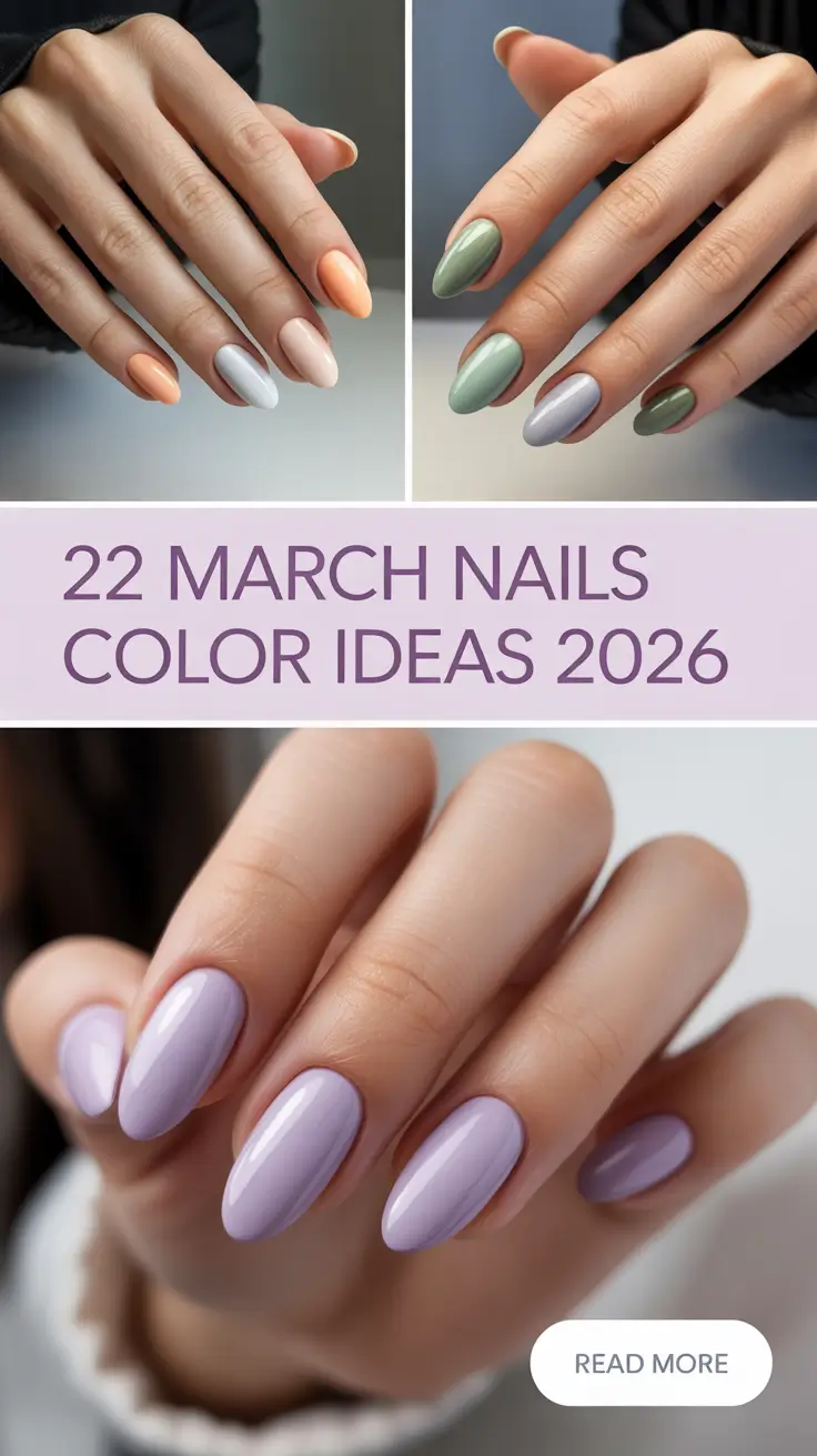 March Nails Color Ideas 2026: Fresh Inspo for Early Spring Nails