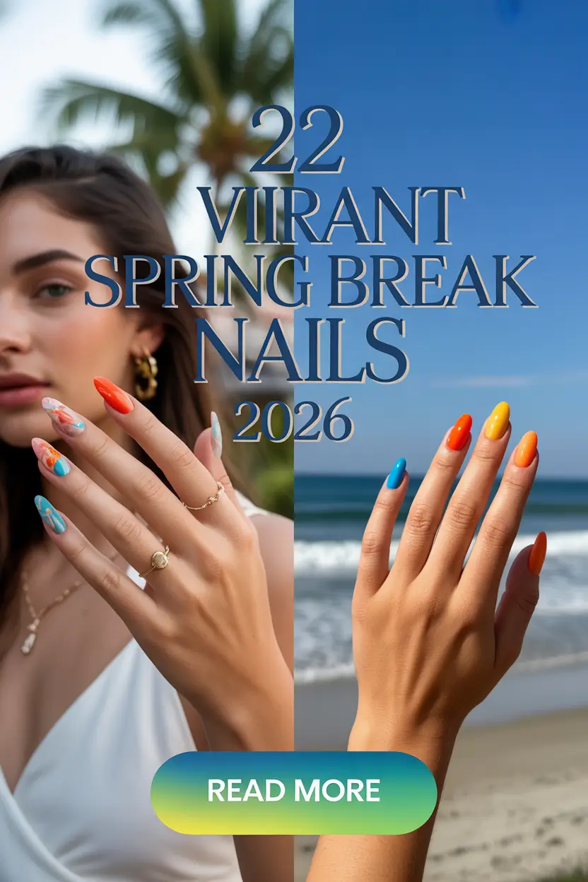 Vibrant Spring Break Nails 2026: Bright Ideas, Cute Designs & Trendy Inspo