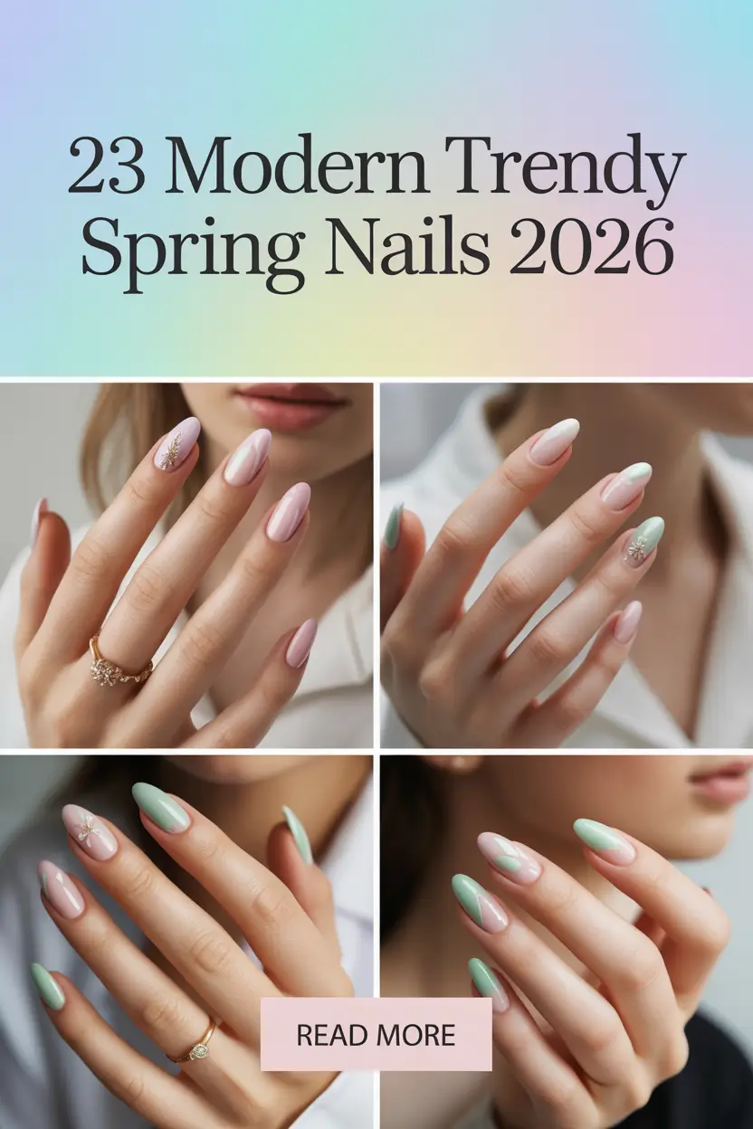 Modern Trendy Spring Nails 2026: Fresh Designs, Colors & Must-Try Shapes
