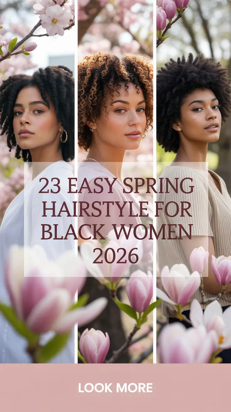 Easy Spring Hairstyle for Black Women 2026 - Fresh, Natural and Chic Ideas