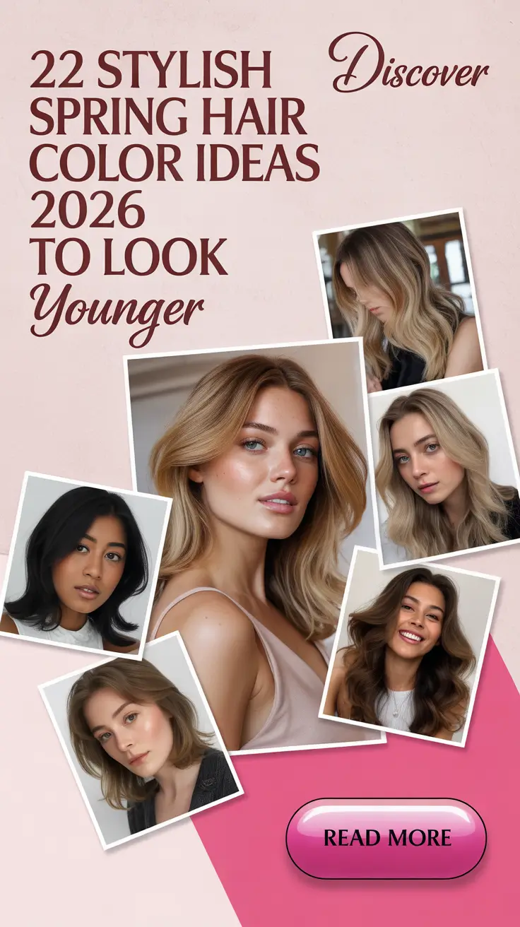 Stylish Spring Hair Color Ideas 2026 to Look Younger