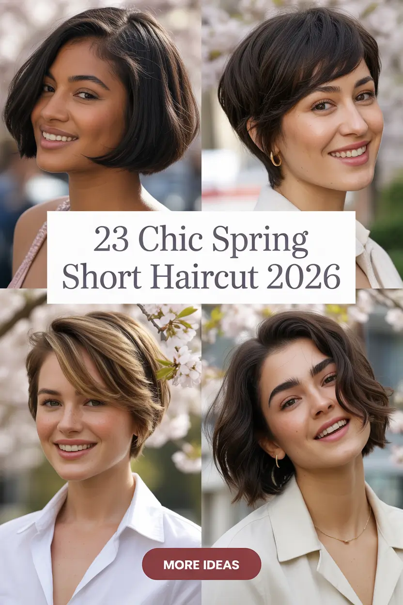 Chic Spring Short Haircut 2026: Fresh Ideas for Modern Short Hair