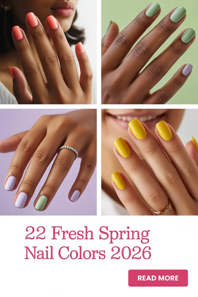 Fresh Spring Nail Colors 2026: Trendy Gel, Pastel & Bright Ideas for Short Nails