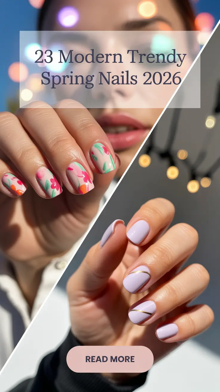 Modern Trendy Spring Nails 2026: Fresh Designs, Colors & Must-Try Shapes