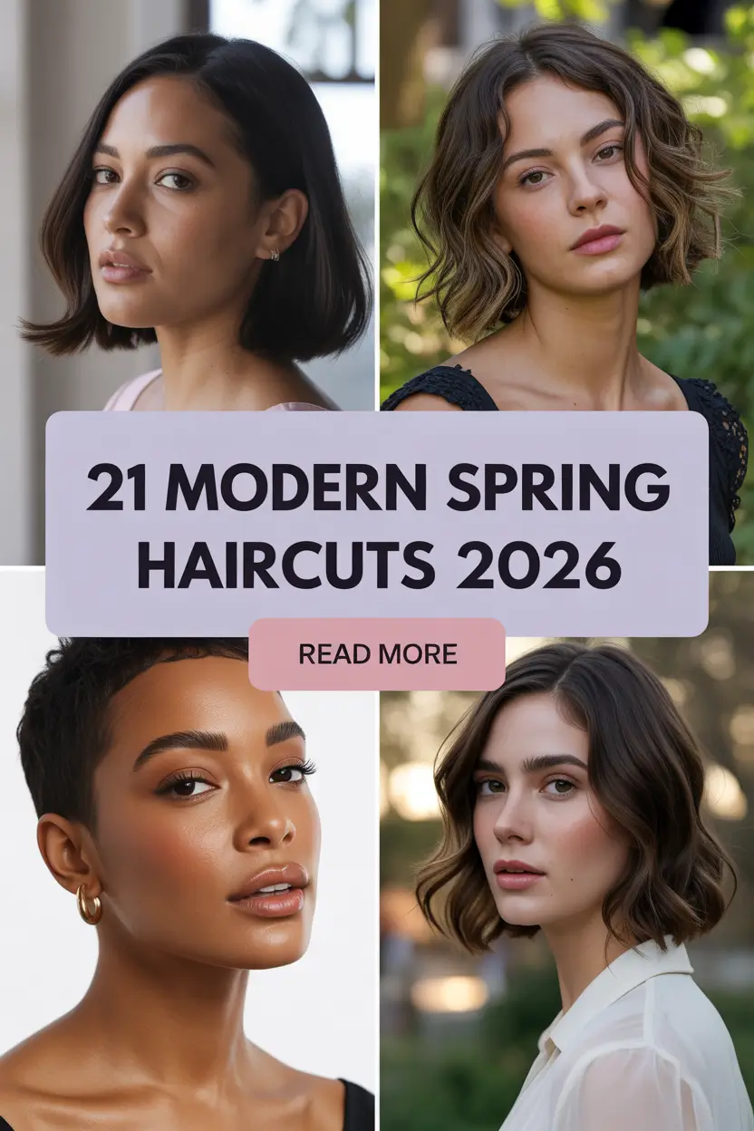 Modern Spring Haircuts 2026: Fresh Medium and Short Ideas for the New Season
