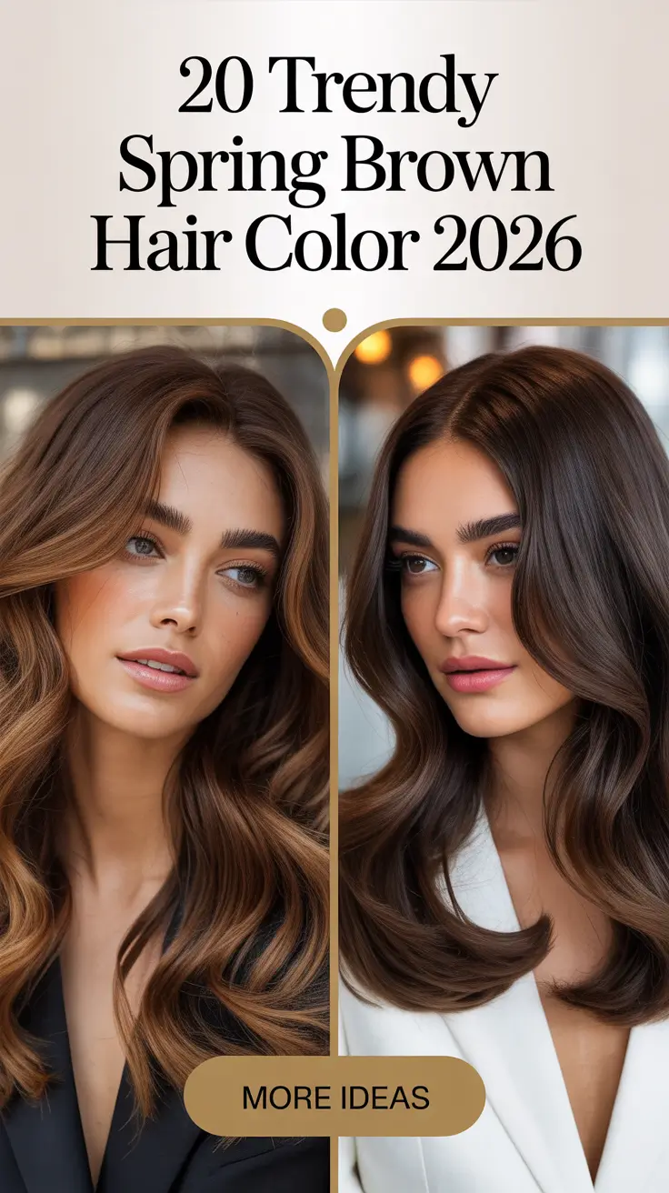 Trendy Spring Brown Hair Color 2026: Fresh Ideas for Brunettes This Season
