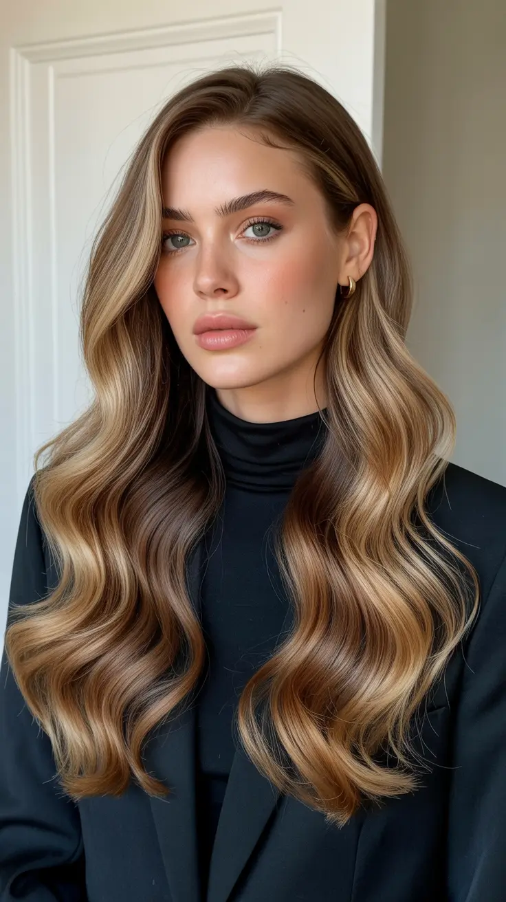 stylish spring blonde hair color looks 2026 Warm Honey Blonde With Subtle Depth