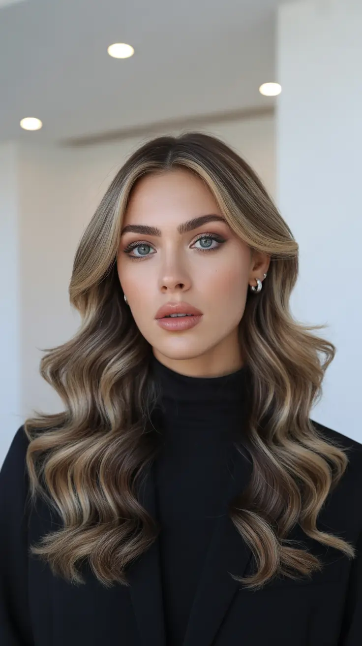 stylish spring hair color ideas 2026 to look younger Soft Champagne Bronde with Face-Framing Light