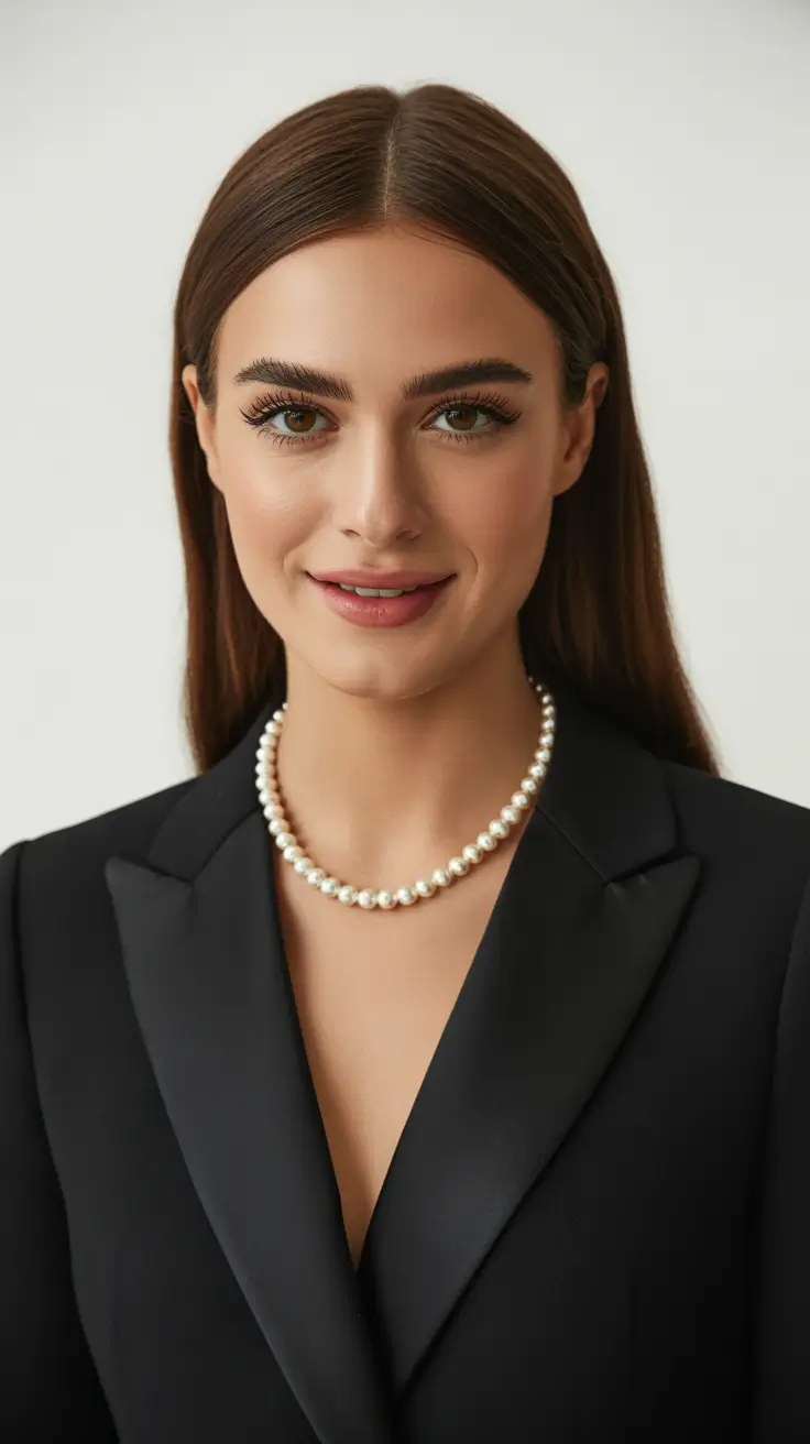 stylish spring hair color ideas 2026 to look younger Classic Espresso Brunette with Seamless Length