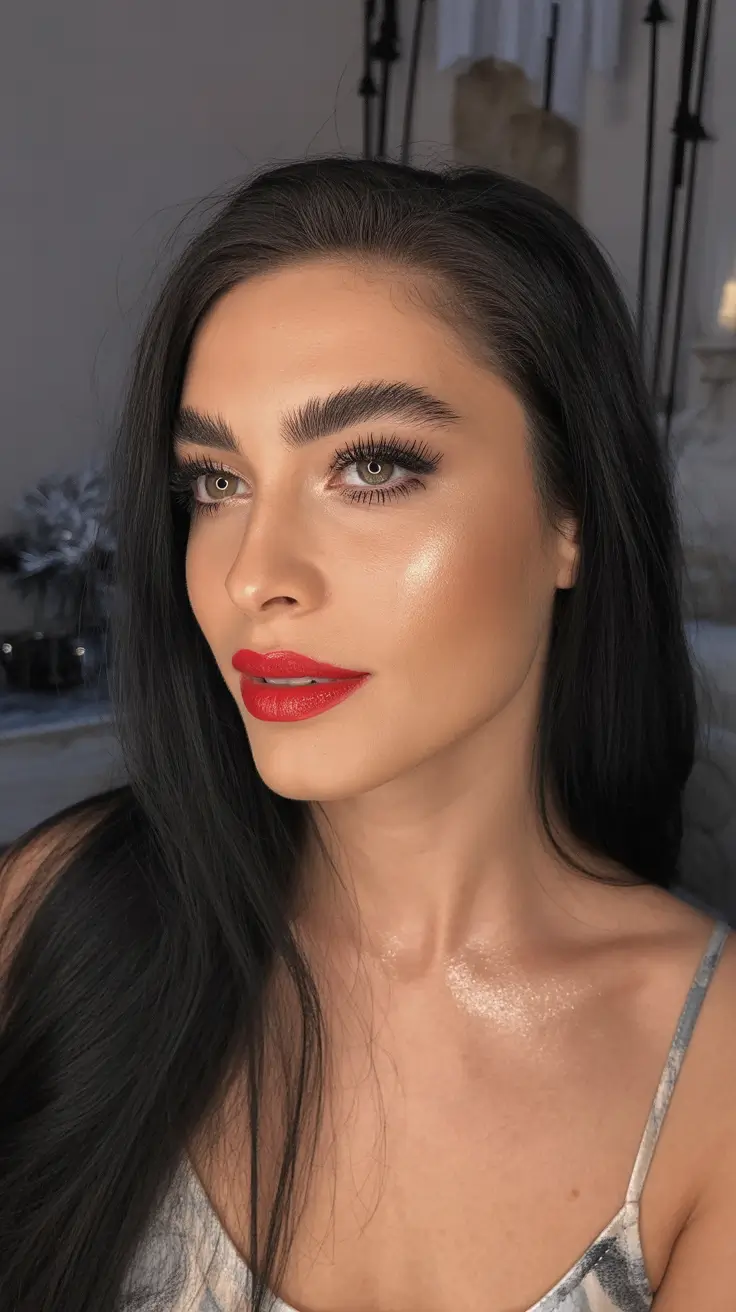 2026 summer hair color ideas Deep Gloss Brunette Drama