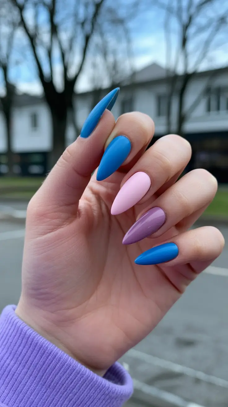 summer nail art 2026 trends Playful Pastel Color Mix