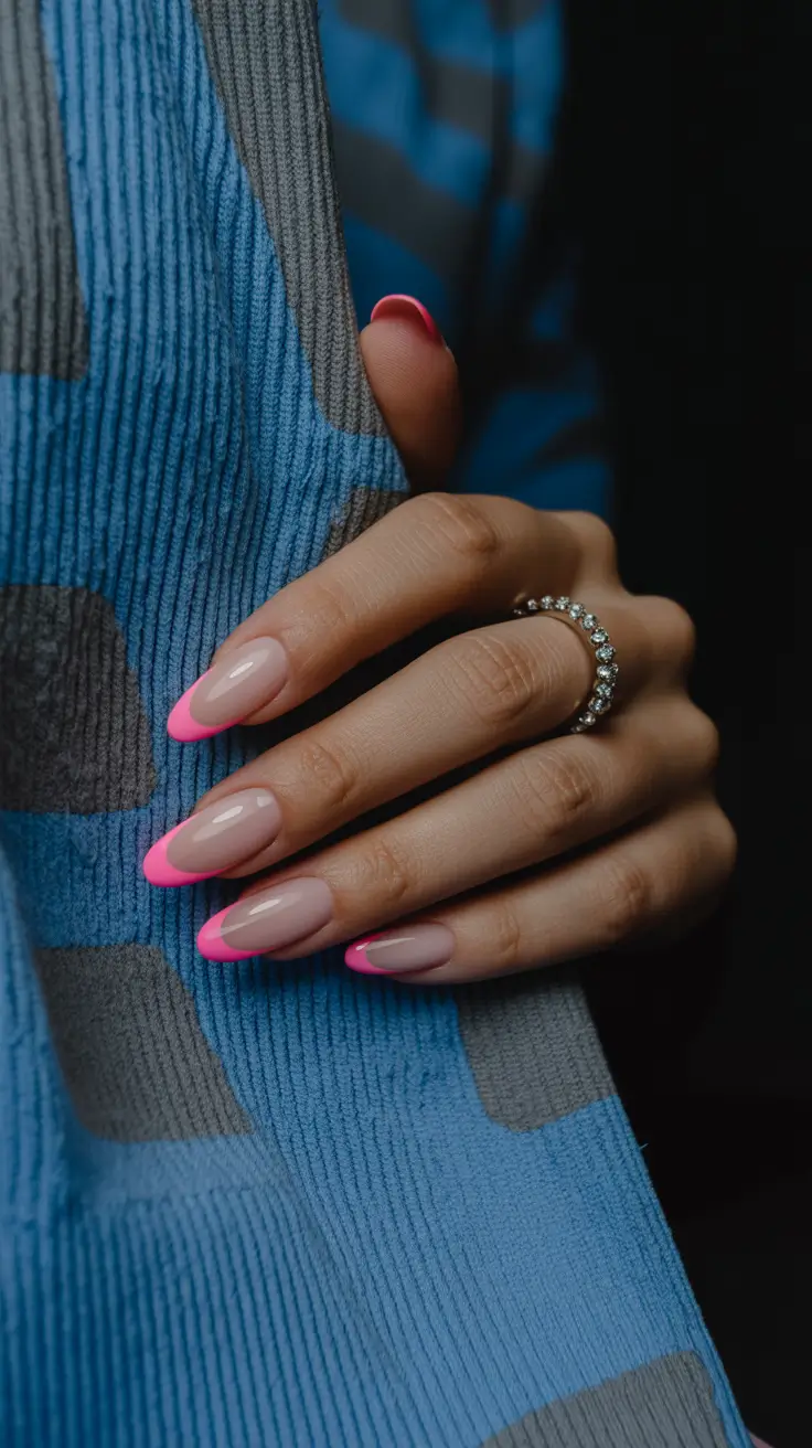2026 summer nail inspo Micro French Pink Tips That Whisper Summer Romance