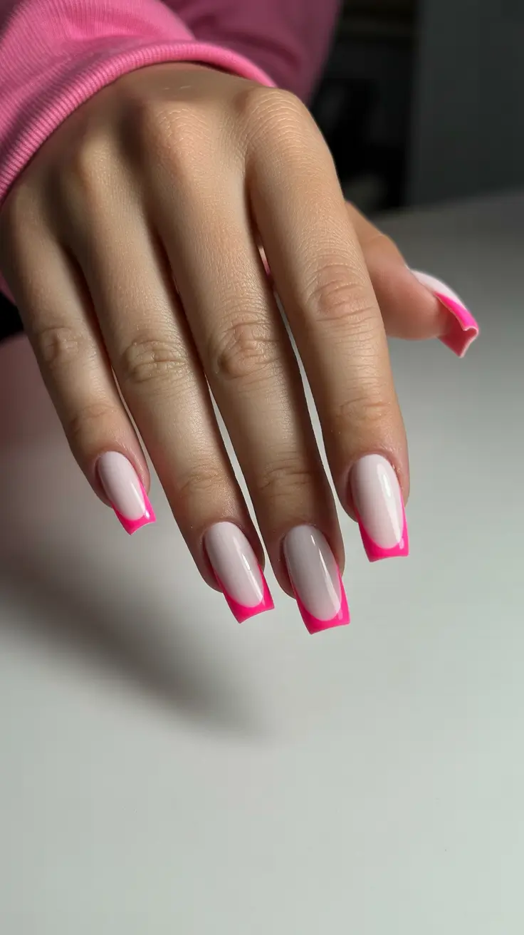 chic pink spring nails 2026