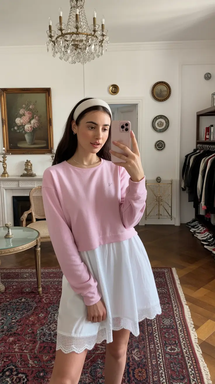 cute summer outfits for teens 2026 Modern Modest Layers with a Romantic Touch