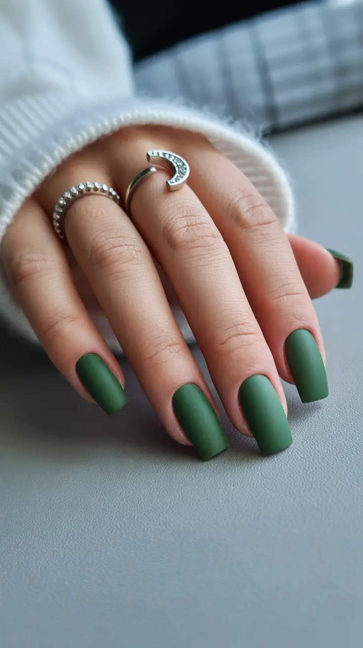 May Nails Ideas 2026 Matte Botanical Confidence for Transitional Days