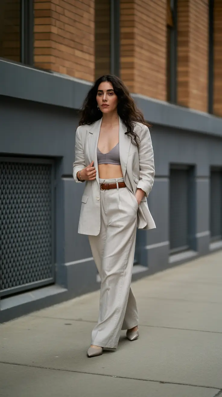 May outfits ideas 2026 Soft Power Tailoring for Transitional Days