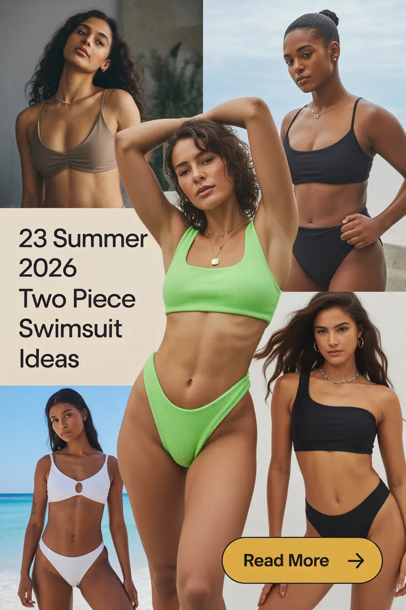 Summer 2026 Two Piece Swimsuit Ideas: Aesthetic Bikinis Inspo & Beach Outfit Trends