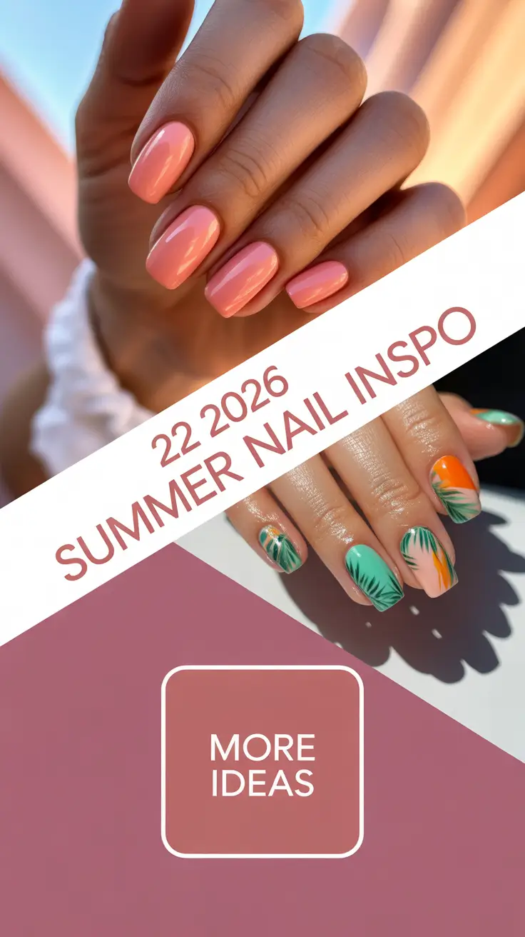2026 Summer Nail Inspo: Trendy Almond, Square & Easy Manicure Ideas to Try Now