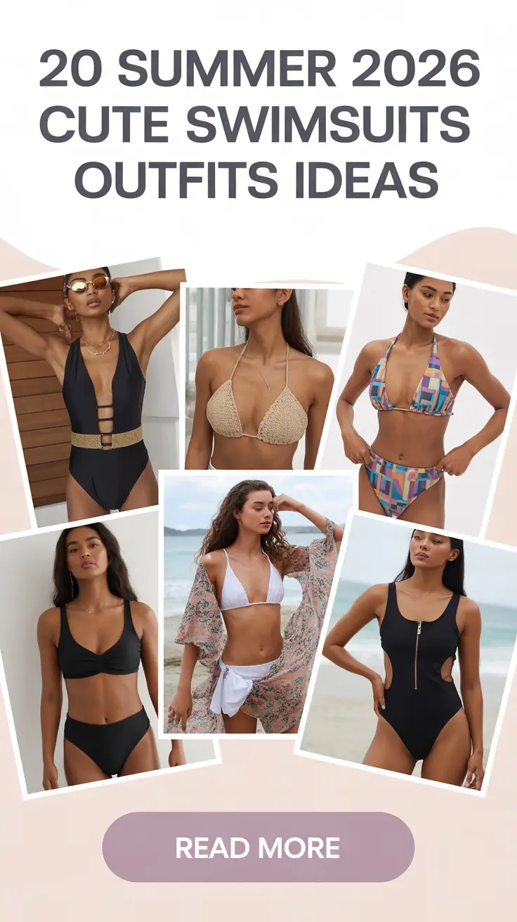 Summer 2026 Cute Swimsuits Outfits Ideas Every Woman Will Want to Wear