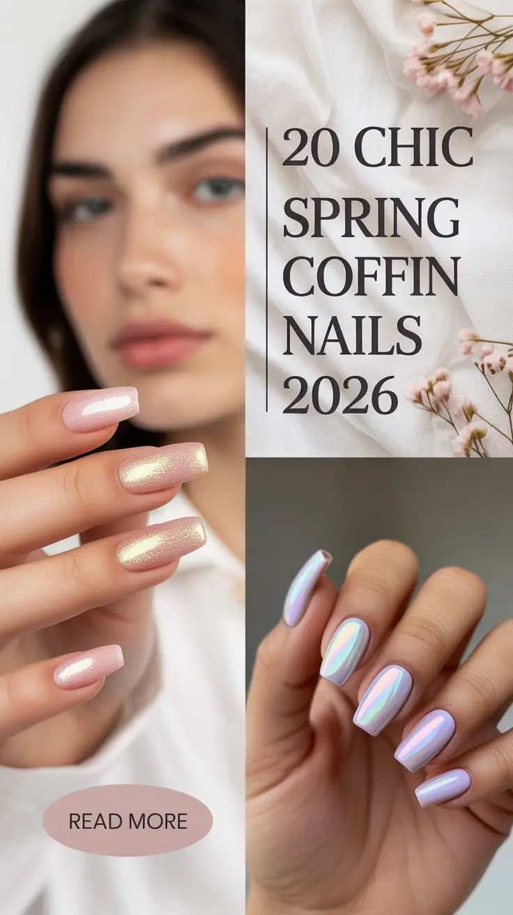 Chic Spring Coffin Nails 2026: Trending Shapes, Colors & Designs