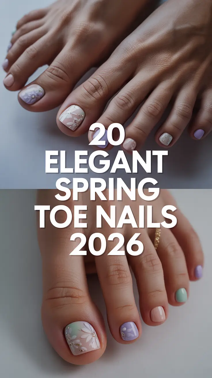 Elegant Spring Toe Nails 2026: Classy Colors, Cute Designs & Fresh Pedicure Ideas