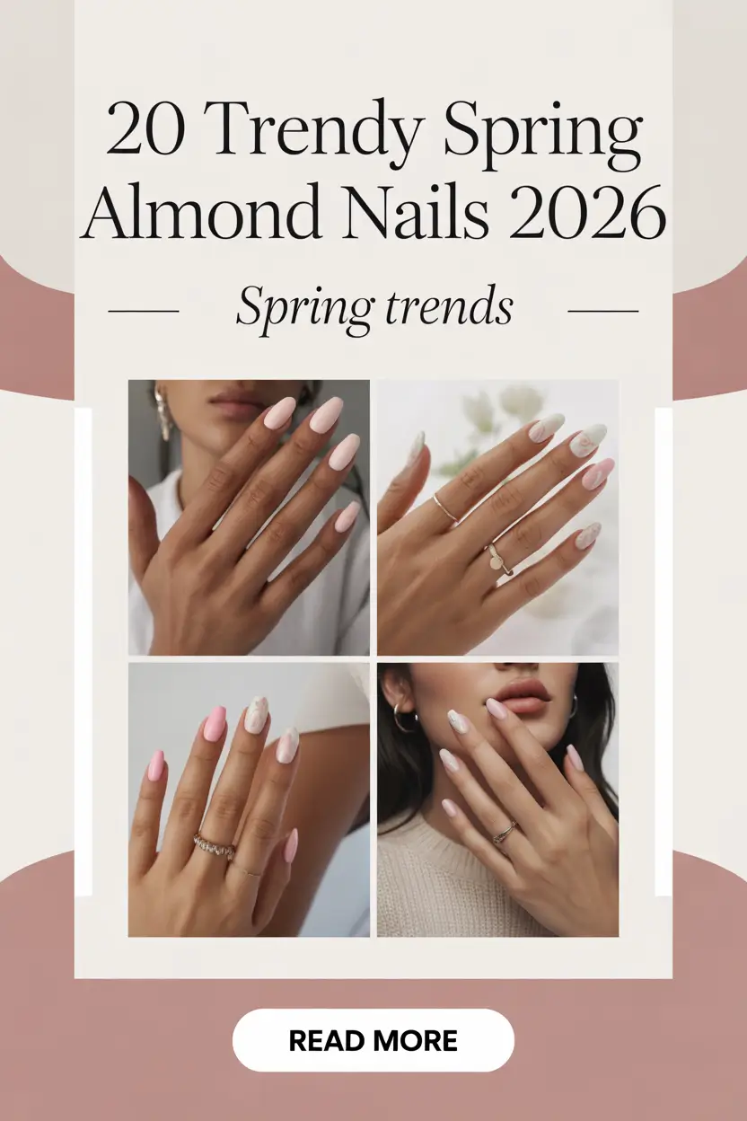 Trendy Spring Almond Nails 2026: Fresh Designs, Pastel Colors & Bold Ideas to Try