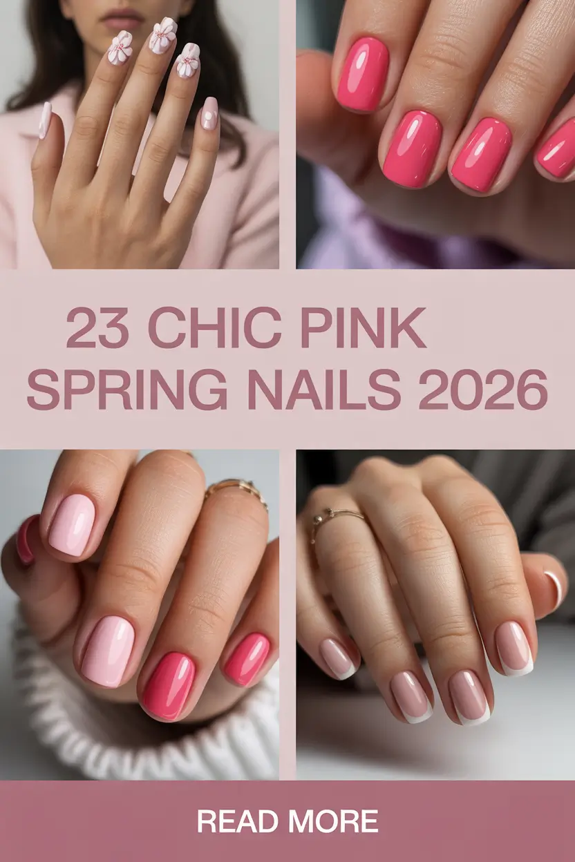 Chic Pink Spring Nails 2026: Trendy Designs You’ll Love
