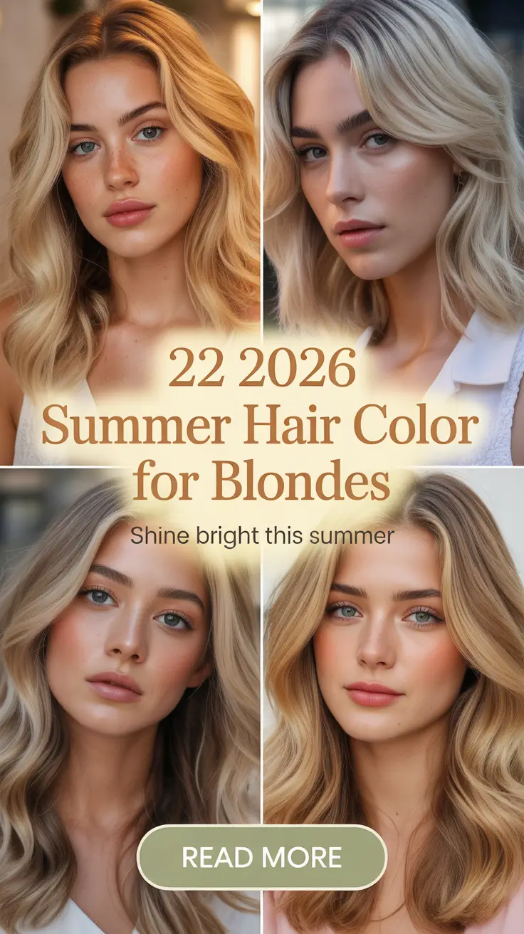 2026 Summer Hair Color for Blondes: Soft Light Trends and Fun Inspo Ideas