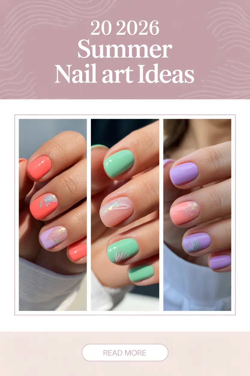 2026 Summer Nail Art Ideas: Bright Funky Designs, Cute Simple Inspo & 2026 Trends