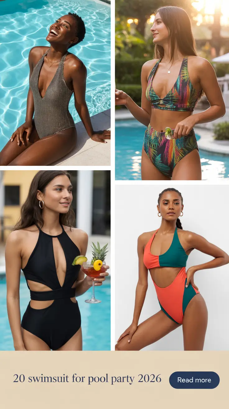 Swimsuit for Pool Party 2026: Trendy Outfit Ideas from Neon Bikinis to Chic One Piece Looks