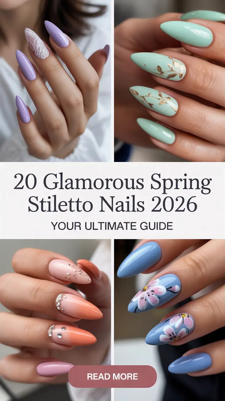 Glamorous Spring Stiletto Nails 2026: Chic Ideas for Every Style