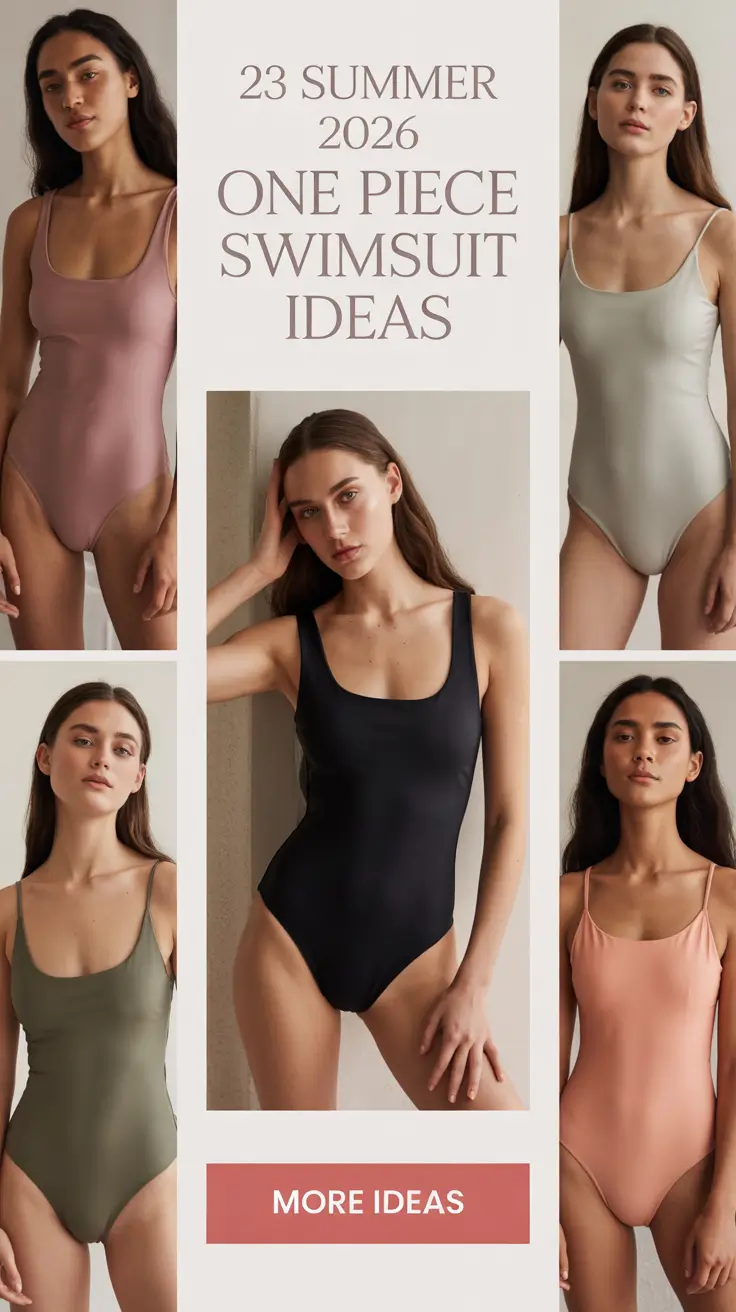 Summer 2026 One Piece Swimsuit Ideas That Instantly Elevate Your Beach Style