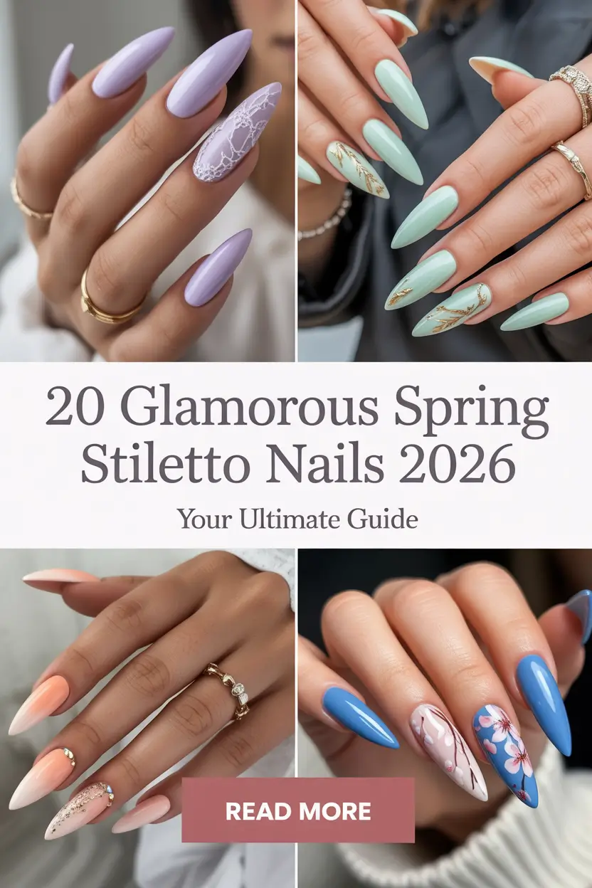 Glamorous Spring Stiletto Nails 2026: Chic Ideas for Every Style