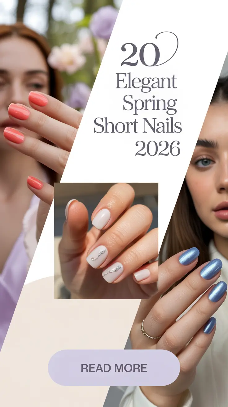 Elegant Spring Short Nails 2026: 20 Cute Designs, Simple Ideas & Fresh Color Inspo