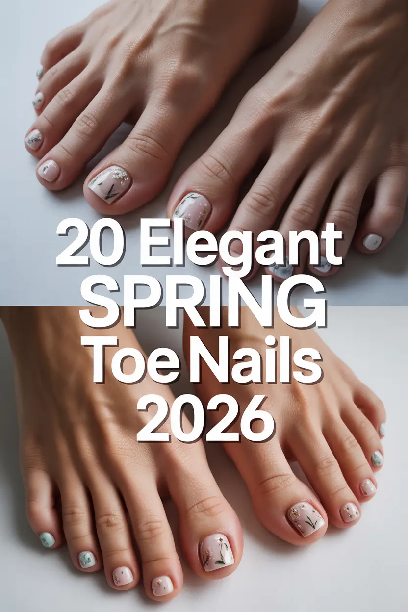 Elegant Spring Toe Nails 2026: Classy Colors, Cute Designs & Fresh Pedicure Ideas