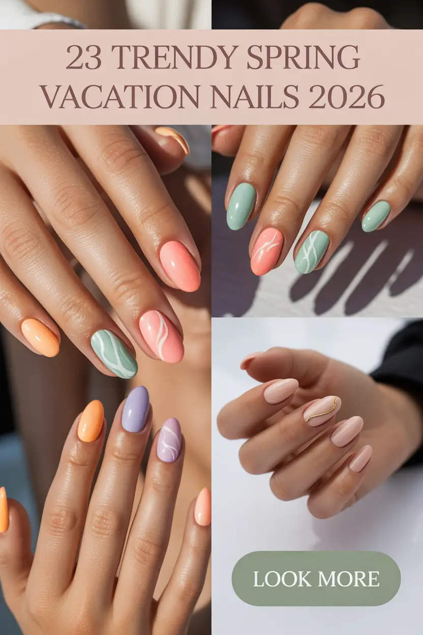 Trendy Spring Vacation Nails 2026: Bright Beach Ideas to Copy This Season