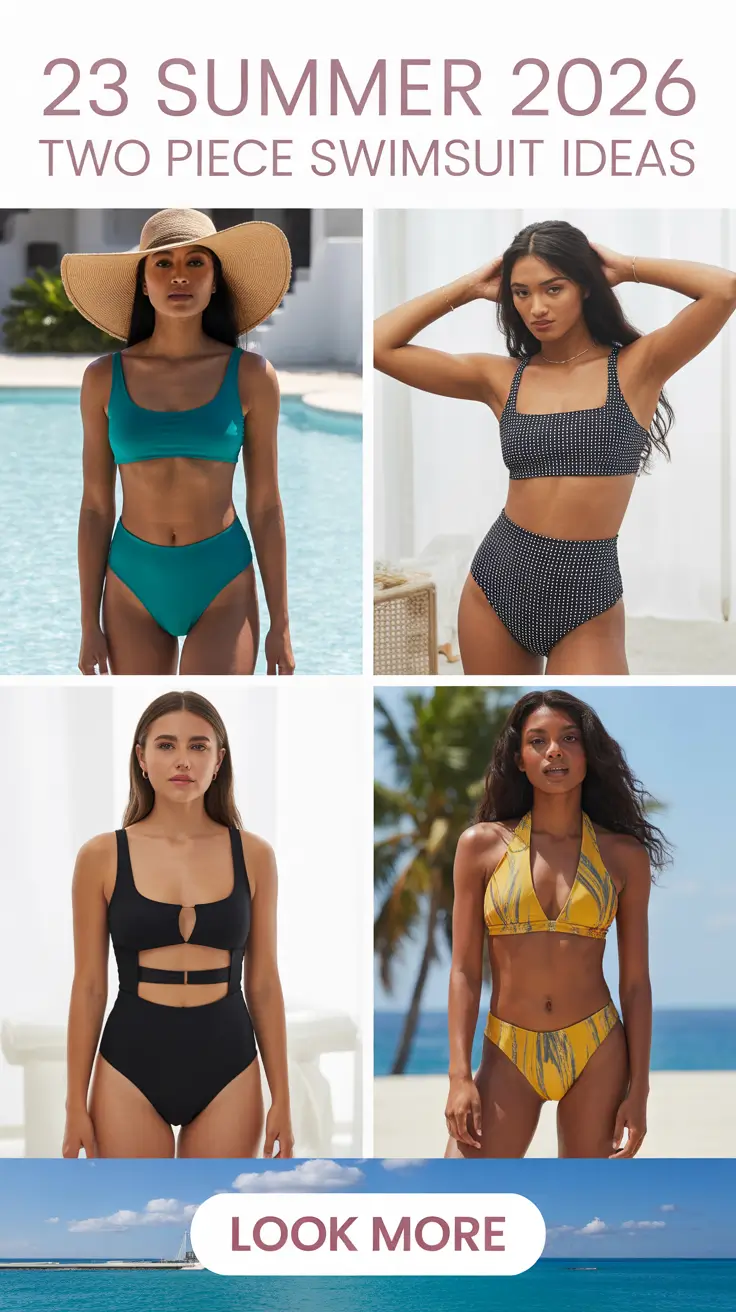 Summer 2026 Two Piece Swimsuit Ideas: Aesthetic Bikinis Inspo & Beach Outfit Trends
