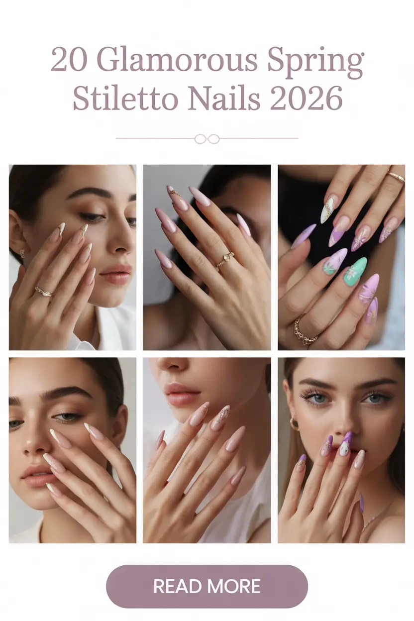 Glamorous Spring Stiletto Nails 2026: Chic Ideas for Every Style