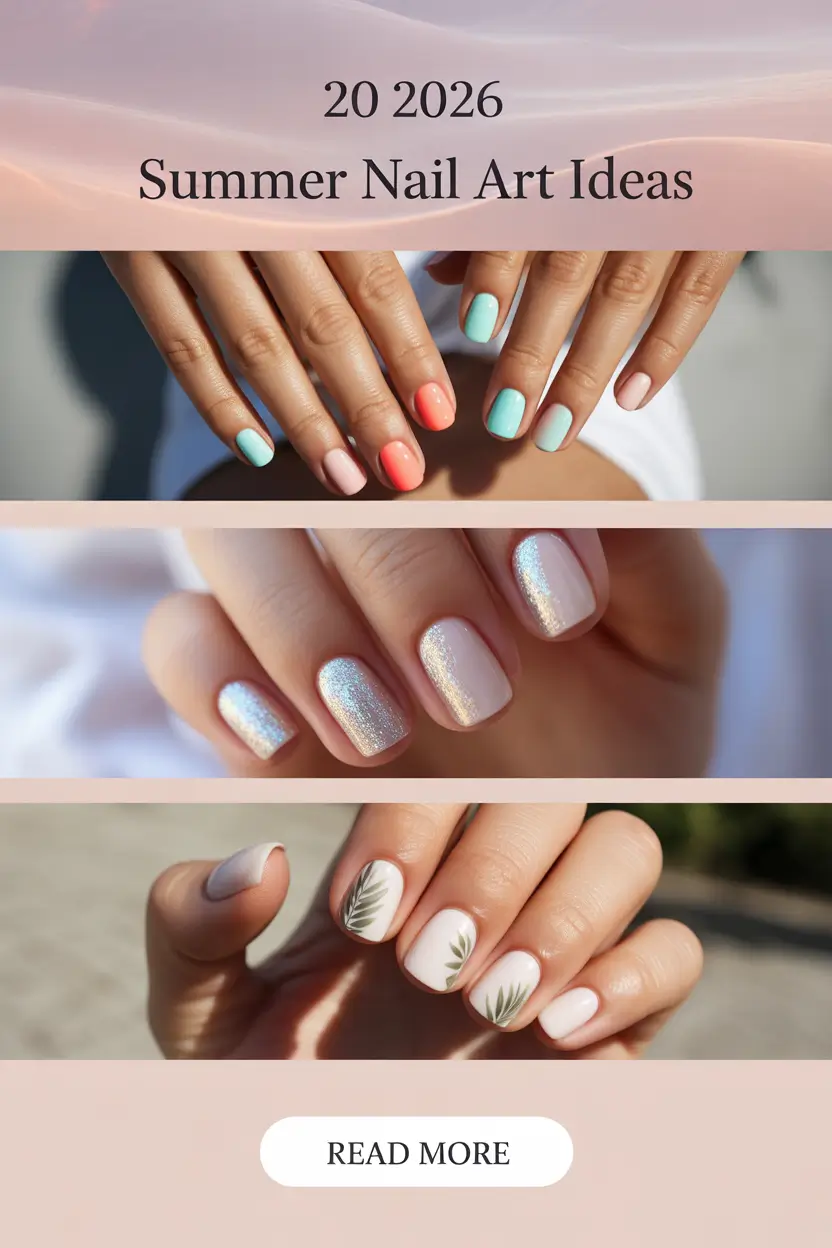 2026 Summer Nail Art Ideas: Bright Funky Designs, Cute Simple Inspo & 2026 Trends