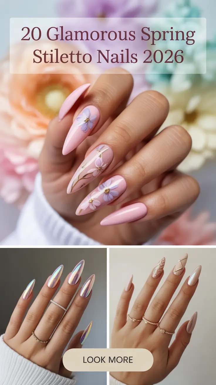 Glamorous Spring Stiletto Nails 2026: Chic Ideas for Every Style