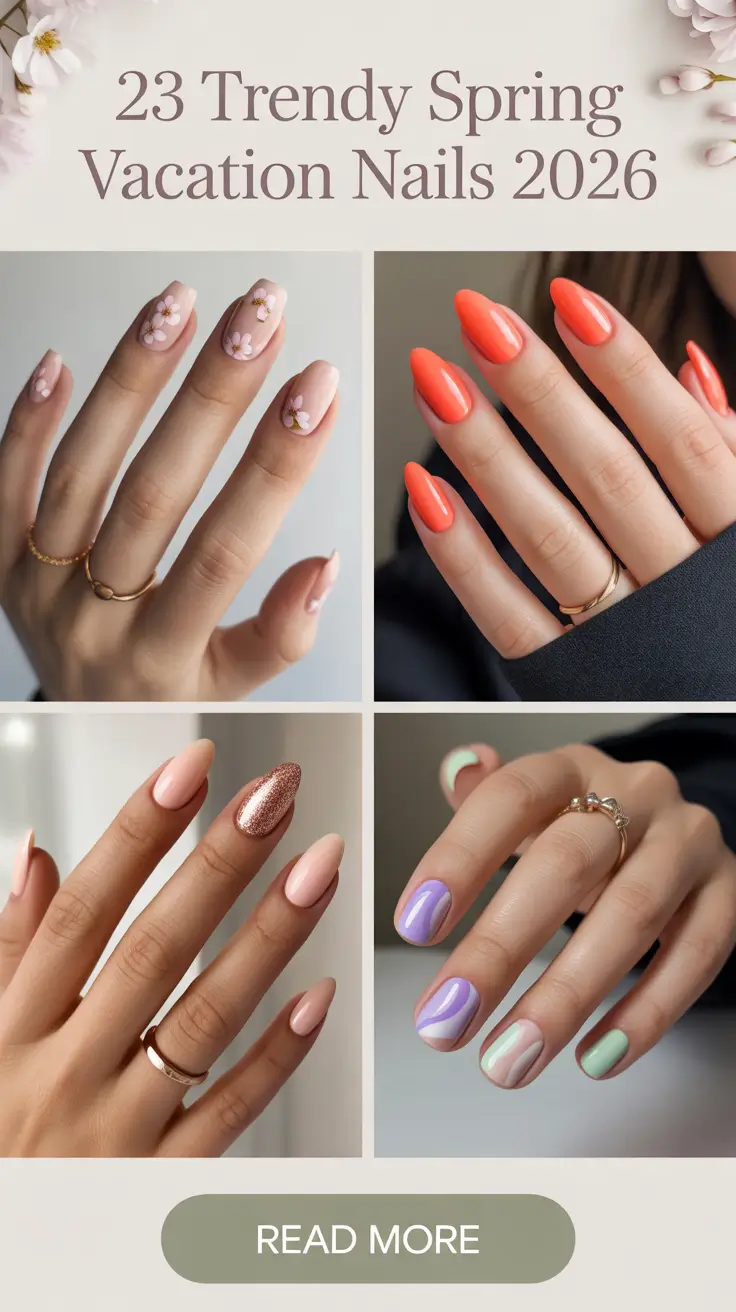 Trendy Spring Vacation Nails 2026: Bright Beach Ideas to Copy This Season