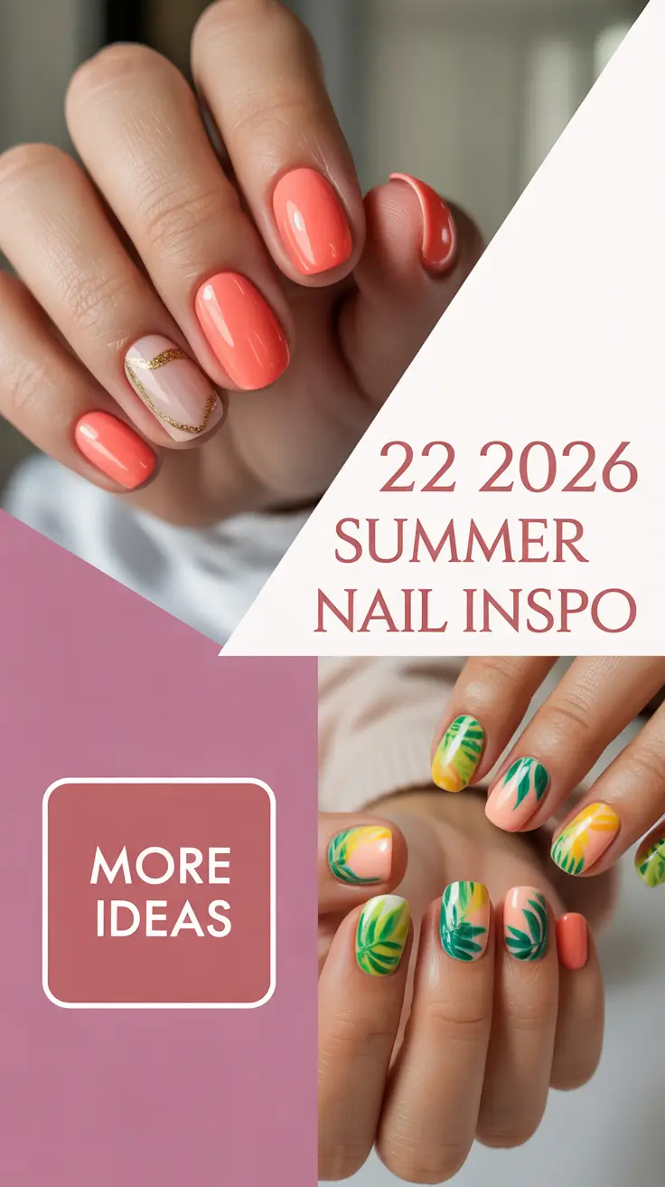 2026 Summer Nail Inspo: Trendy Almond, Square & Easy Manicure Ideas to Try Now