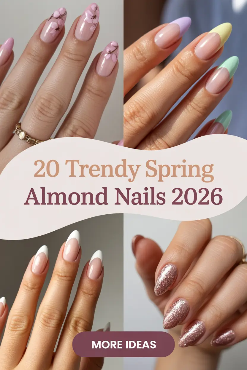 Trendy Spring Almond Nails 2026: Fresh Designs, Pastel Colors & Bold Ideas to Try