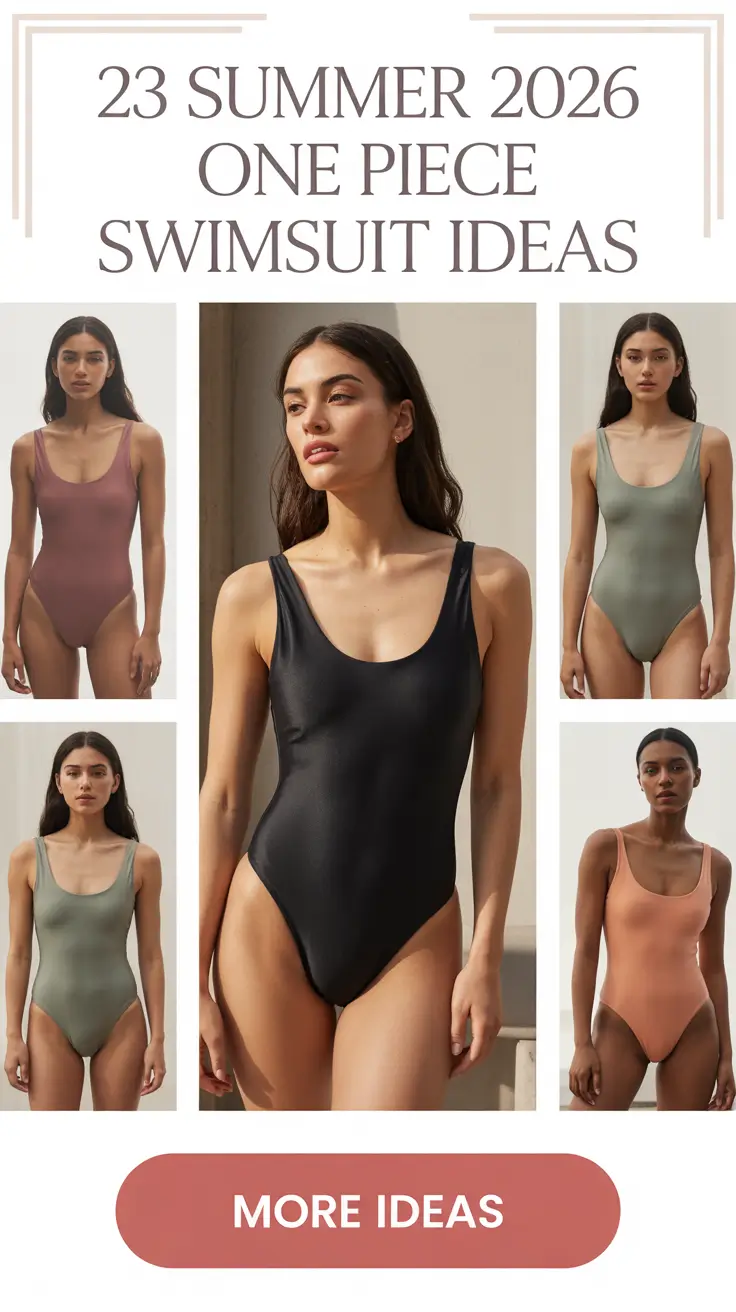 Summer 2026 One Piece Swimsuit Ideas That Instantly Elevate Your Beach Style