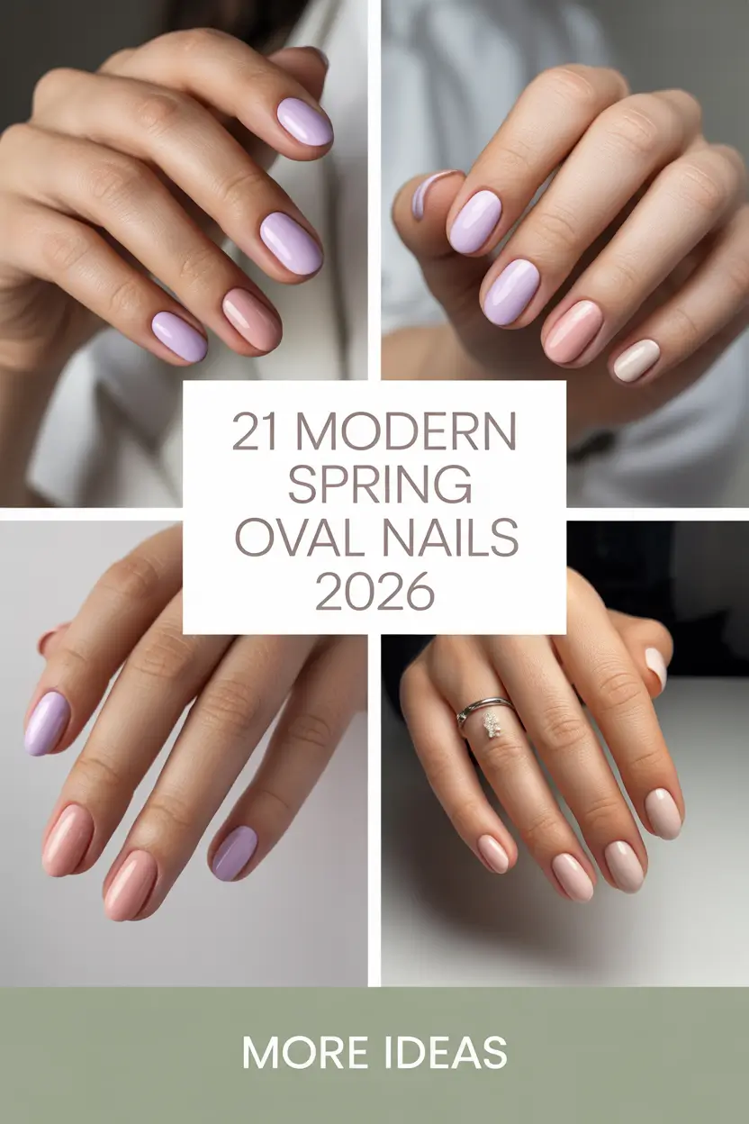 Modern Spring Oval Nails 2026: Trendy Designs, Cute Ideas & Fresh Color Inspo