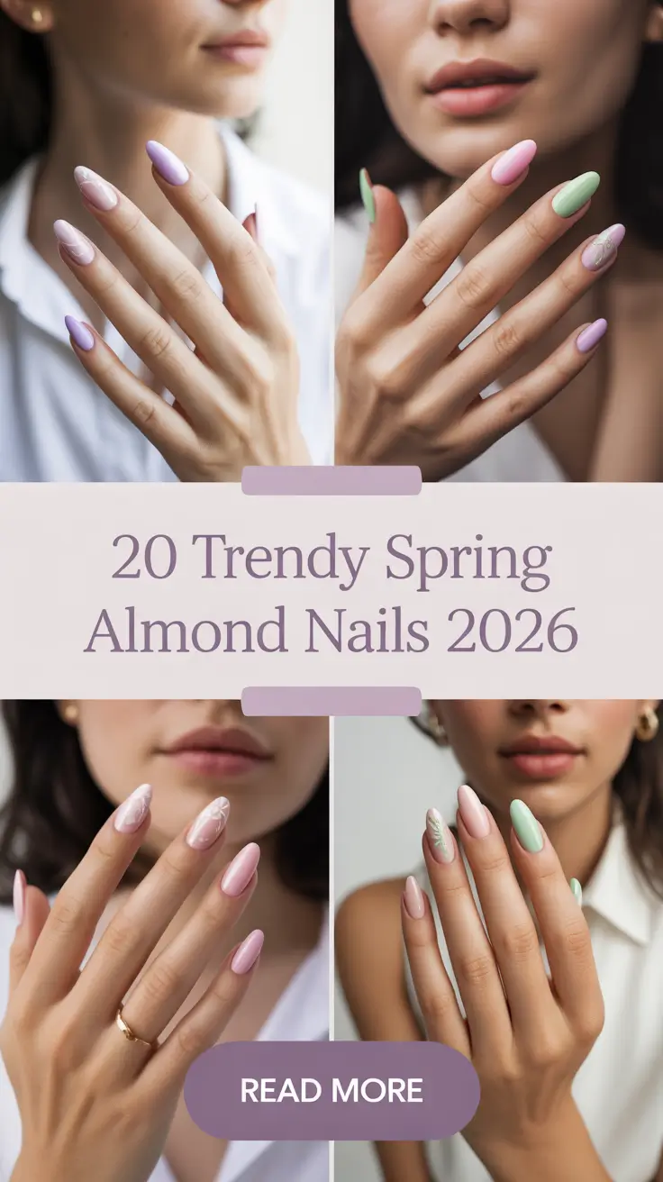 Trendy Spring Almond Nails 2026: Fresh Designs, Pastel Colors & Bold Ideas to Try
