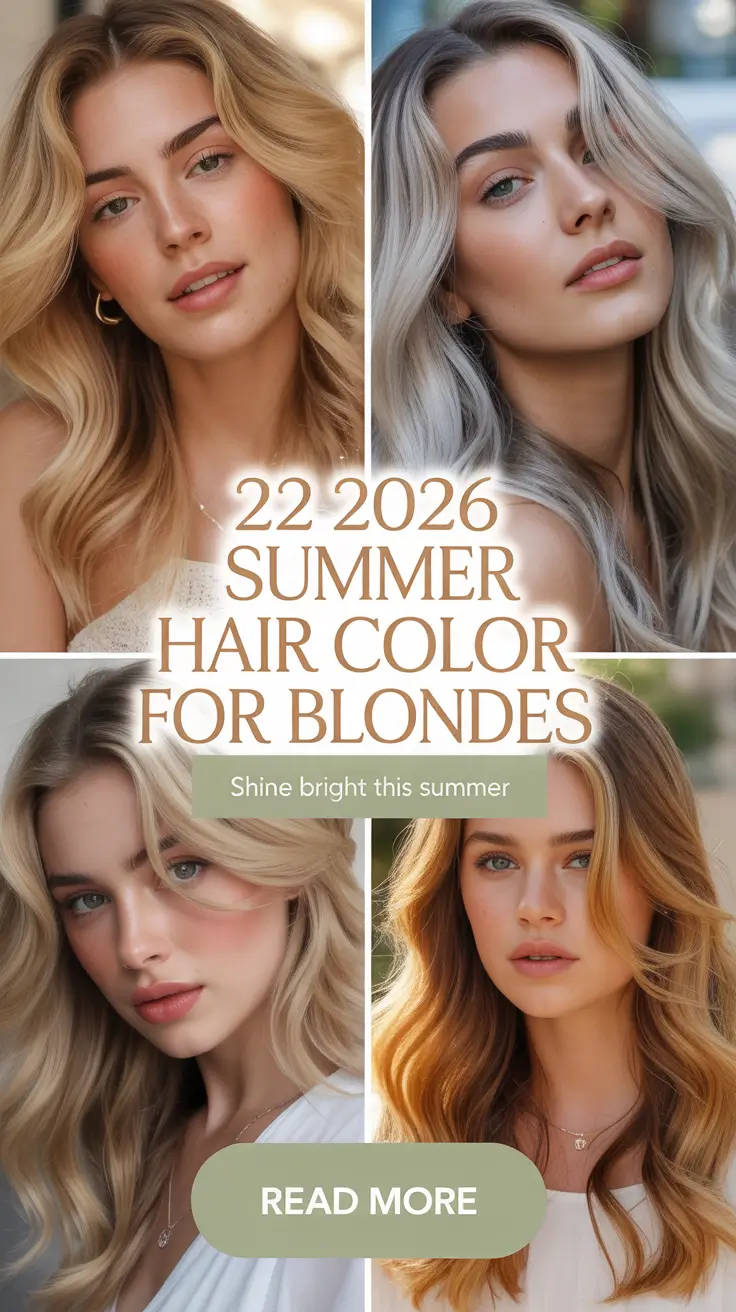 2026 Summer Hair Color for Blondes: Soft Light Trends and Fun Inspo Ideas