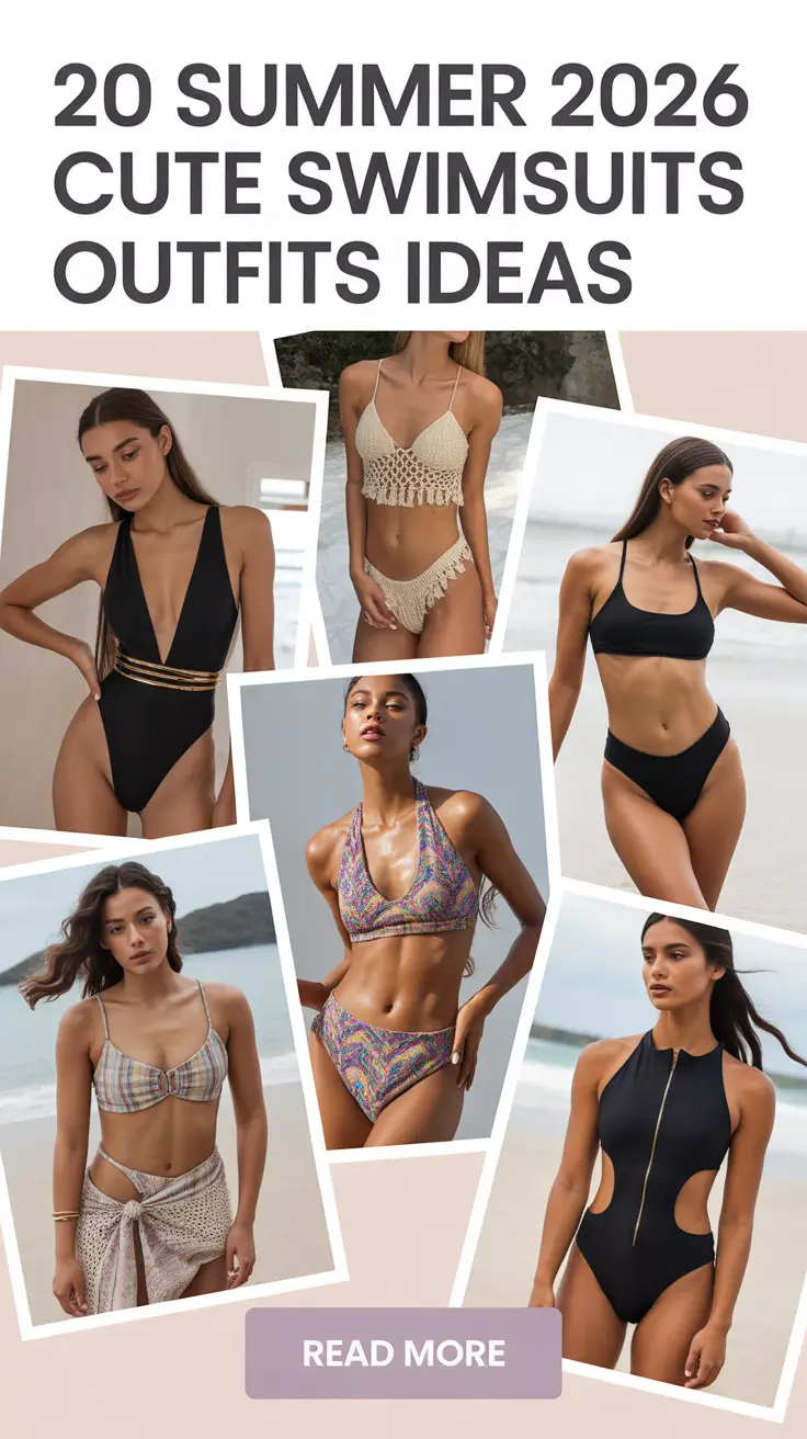 Summer 2026 Cute Swimsuits Outfits Ideas Every Woman Will Want to Wear