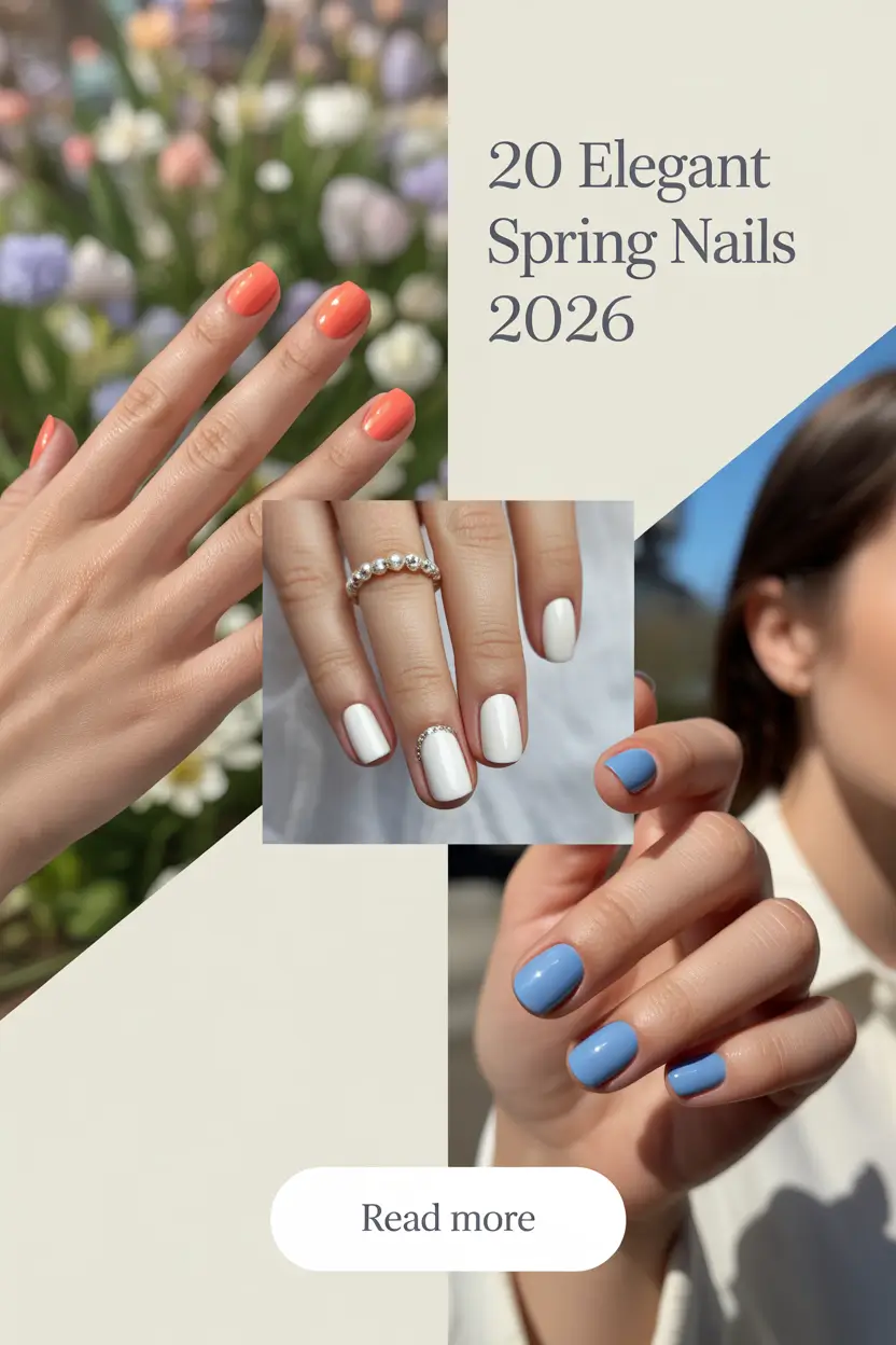 Elegant Spring Short Nails 2026: 20 Cute Designs, Simple Ideas & Fresh Color Inspo