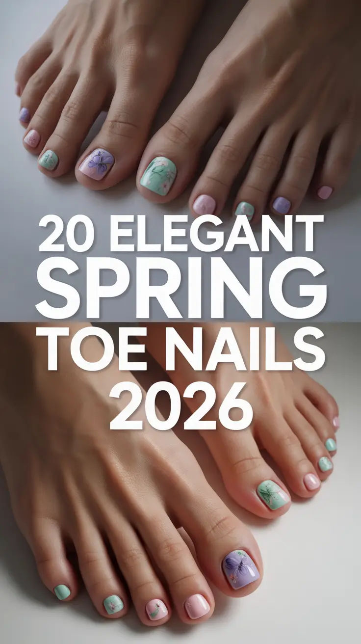Elegant Spring Toe Nails 2026: Classy Colors, Cute Designs & Fresh Pedicure Ideas
